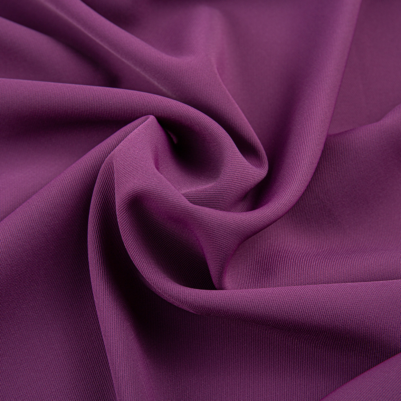 HY325 260GSM Tessuto di seta viola SPH Morgan per pantaloni di alta moda e lusso leggero