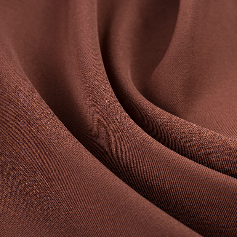 HY253 Tessuto misto spandex elasticizzato in quattro direzioni in puro twill britannico marrone