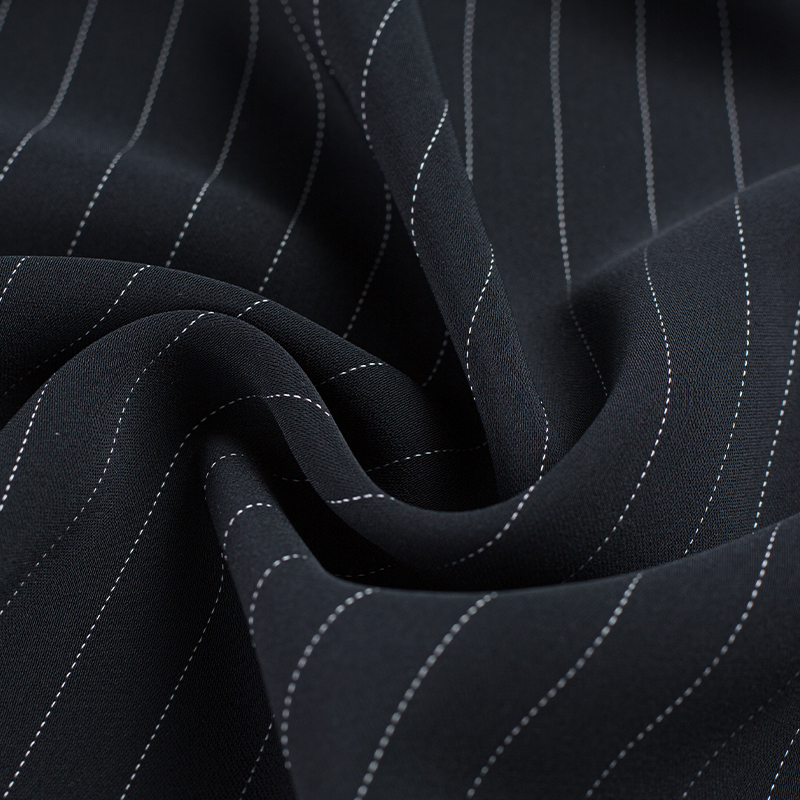 DS52(HY129) 236GSM 99%P 1% Rayon CEY Tessuti Rayon Stripe CEY
