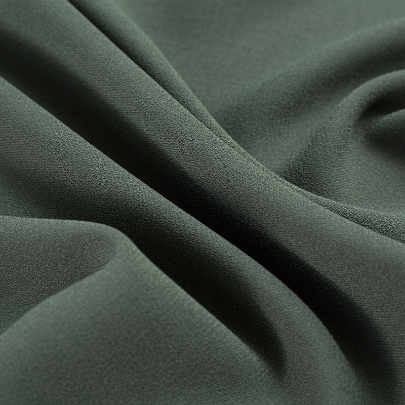 HY130 150GSM 100% P 5068 Tessuto misto seta effetto ramiè con filato composito